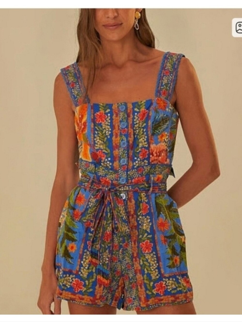 Farm Rio Garden Romper